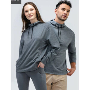 Ministry Of Supply Men S NEW Fusion Terry For All Hoodie Grey Heather NWT $158